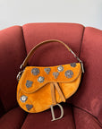 Dior by Galliano Limited Edition Embellished Suede Saddle Bag (2009)