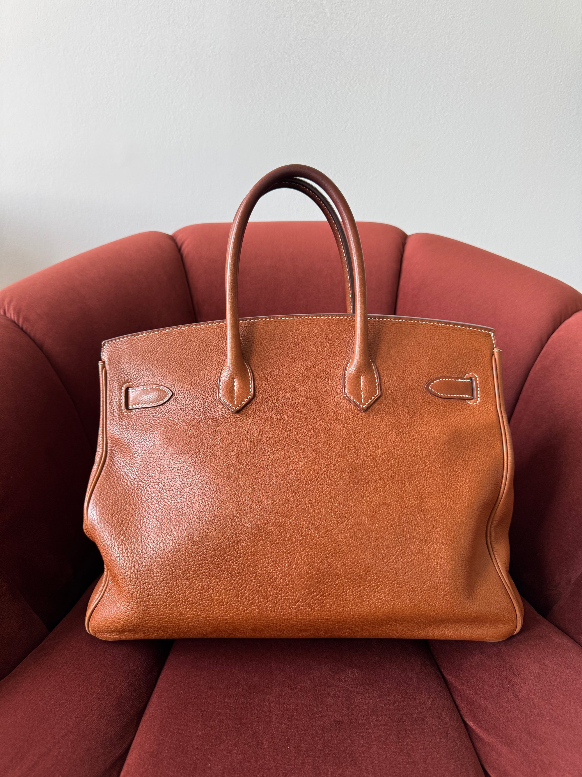 Hermès Birkin 35 In Fauve Barenia (2017)