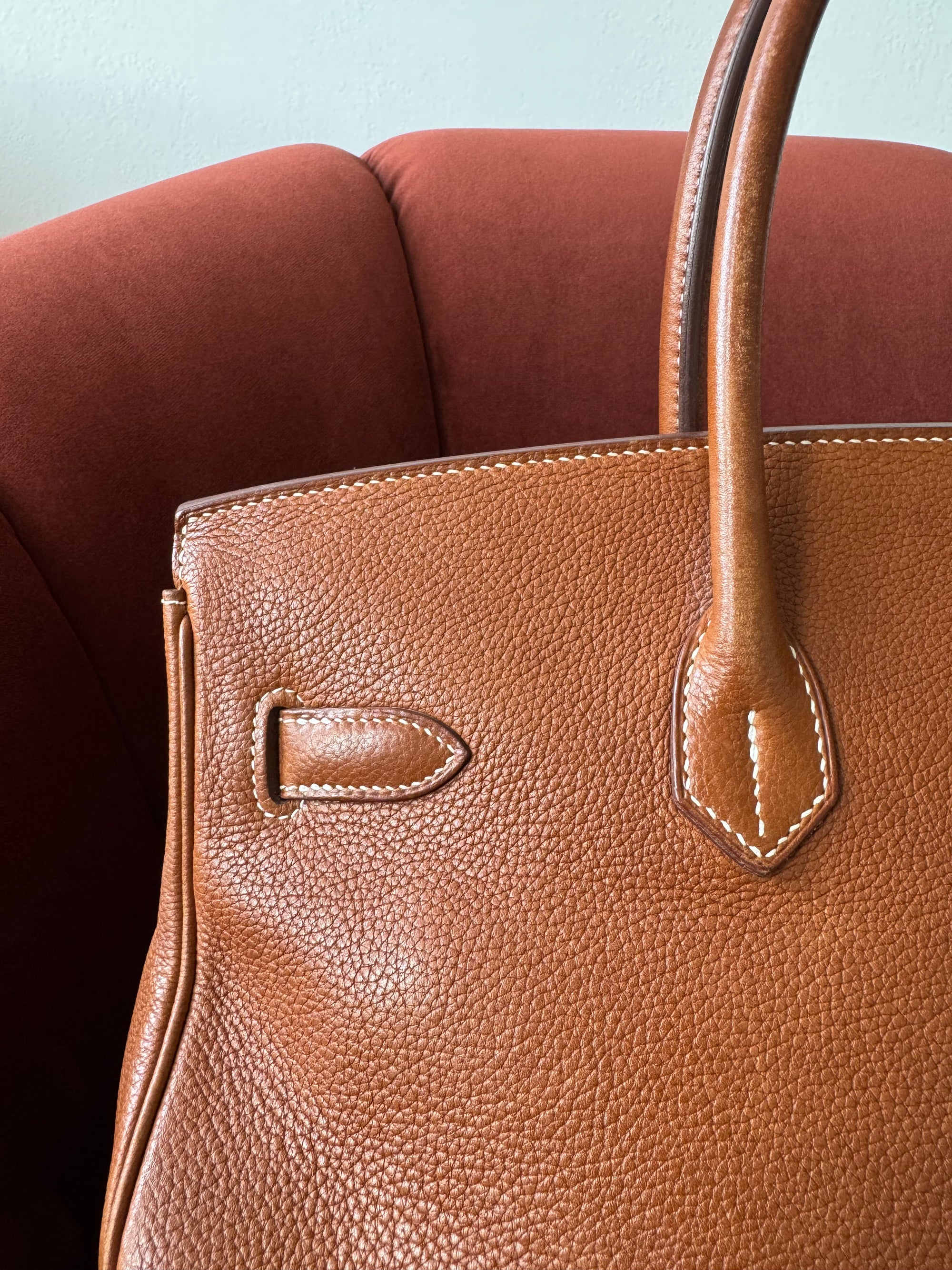 Hermès Birkin 35 In Fauve Barenia (2017)