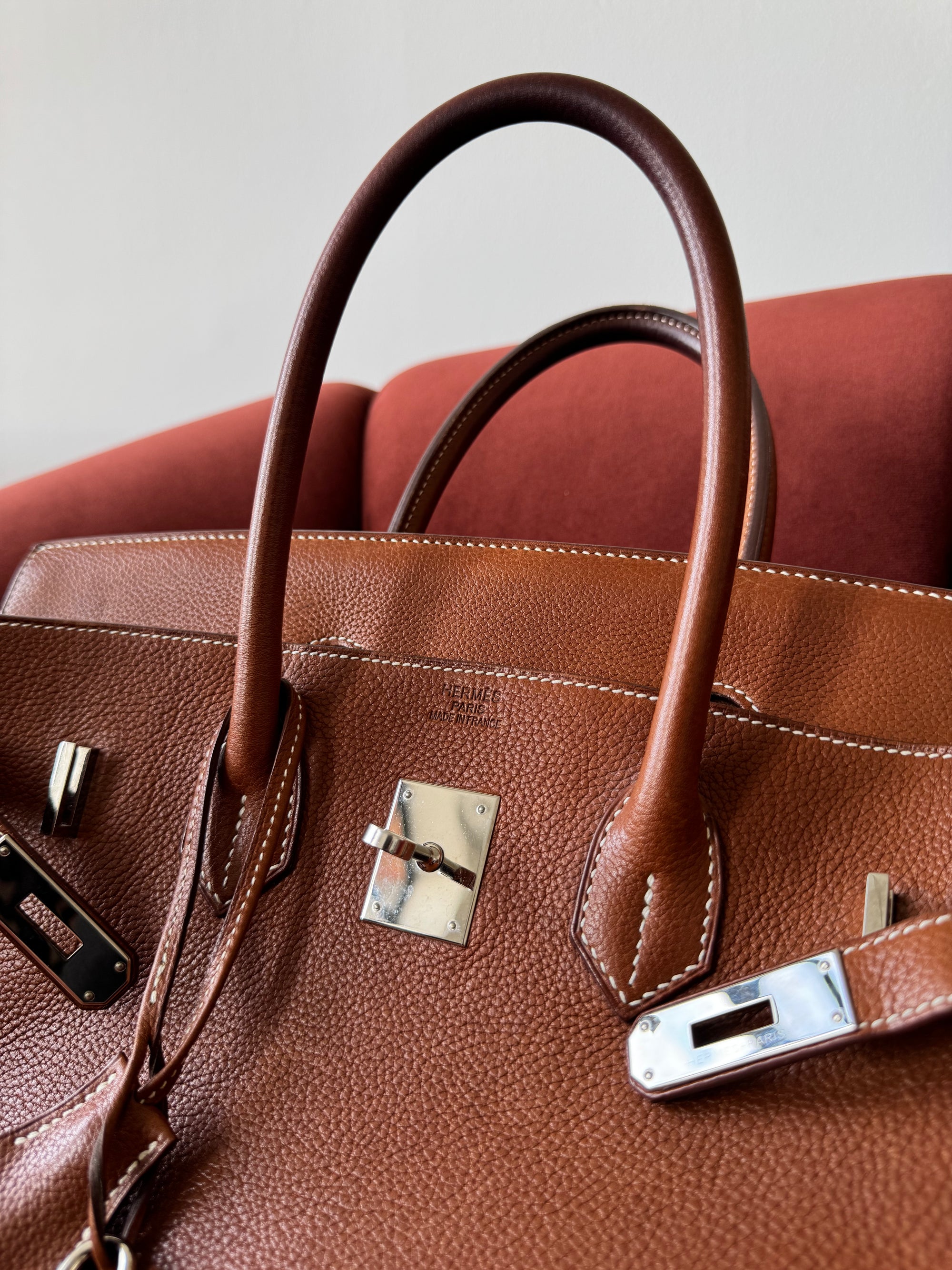 Hermès Birkin 35 In Fauve Barenia (2017)