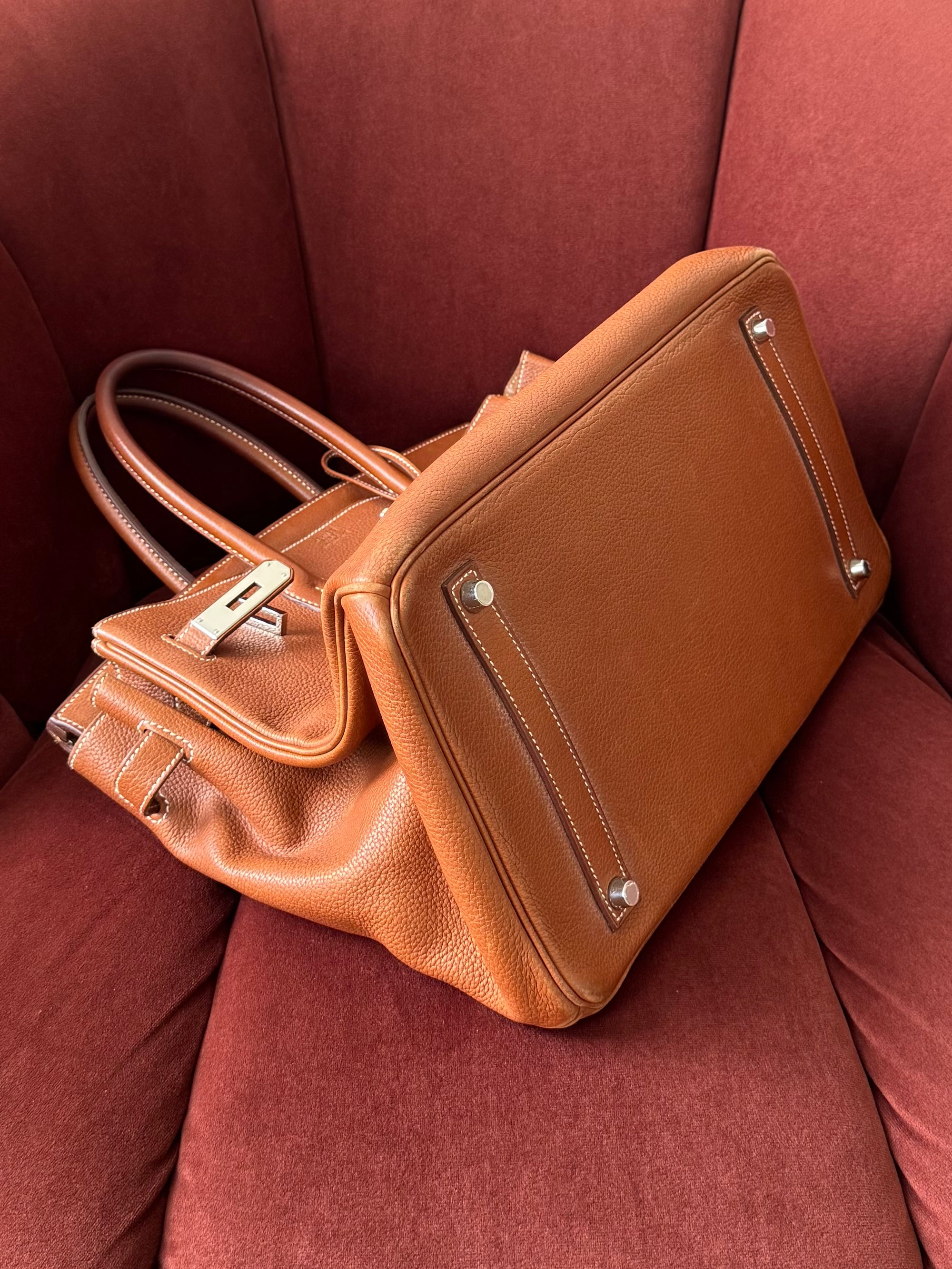 Hermès Birkin 35 In Fauve Barenia (2017)