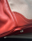 Hermès Birkin 35  Ghillies In Sanguine Swift / Toile (2013)