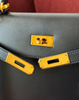 Hermès Kelly 28 Sellier In Black Box Calf (1996)