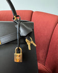 Hermès Kelly 28 Sellier In Black Box Calf (1996)