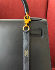 Hermès Kelly 28 Sellier In Black Box Calf (1996)
