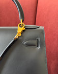 Hermès Kelly 28 Sellier In Black Box Calf (1996)