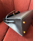 Hermès Kelly 28 Sellier In Black Box Calf (1996)
