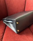 Hermès Kelly 28 Sellier In Black Box Calf (1996)