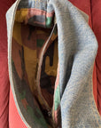 Fendi Vintage Python Trim Denim Baguette