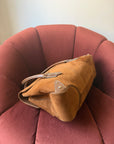 Gucci by Tom Ford Bamboo Horsebit Shopper In Brown Suede (2006)