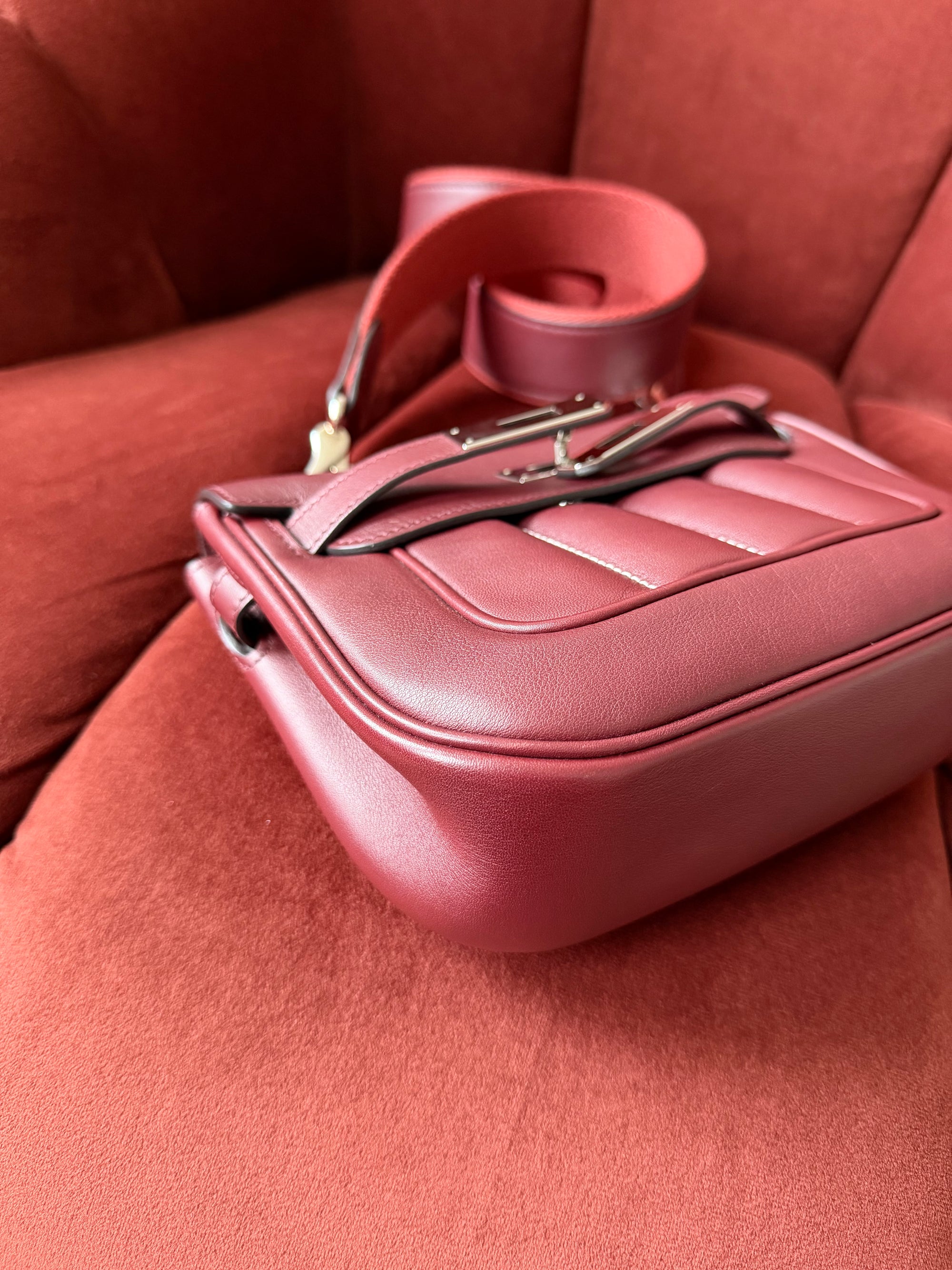 Hermès Berline 21 In Rouge H Swift (2017)