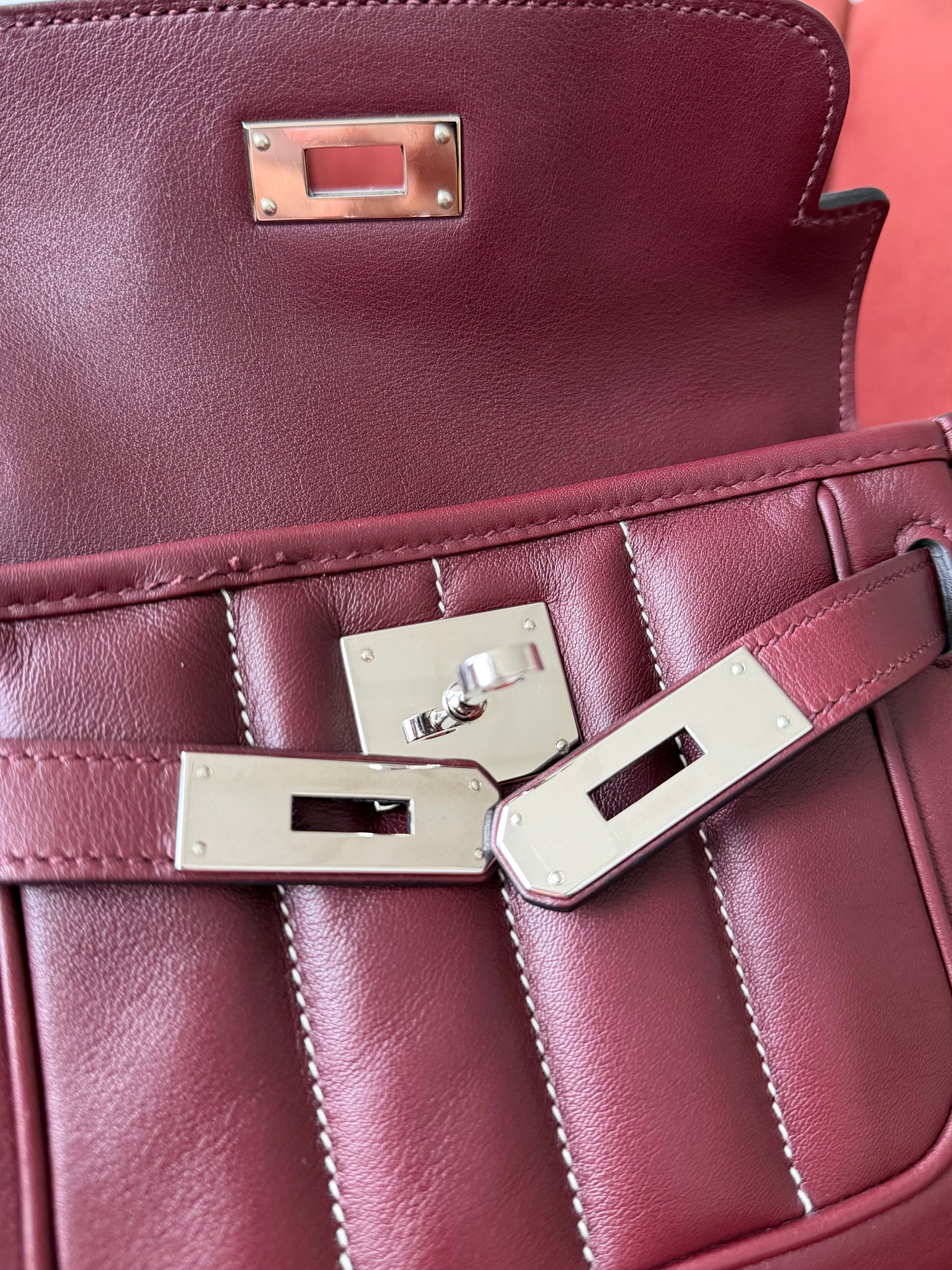 Hermès Berline 21 In Rouge H Swift (2017)