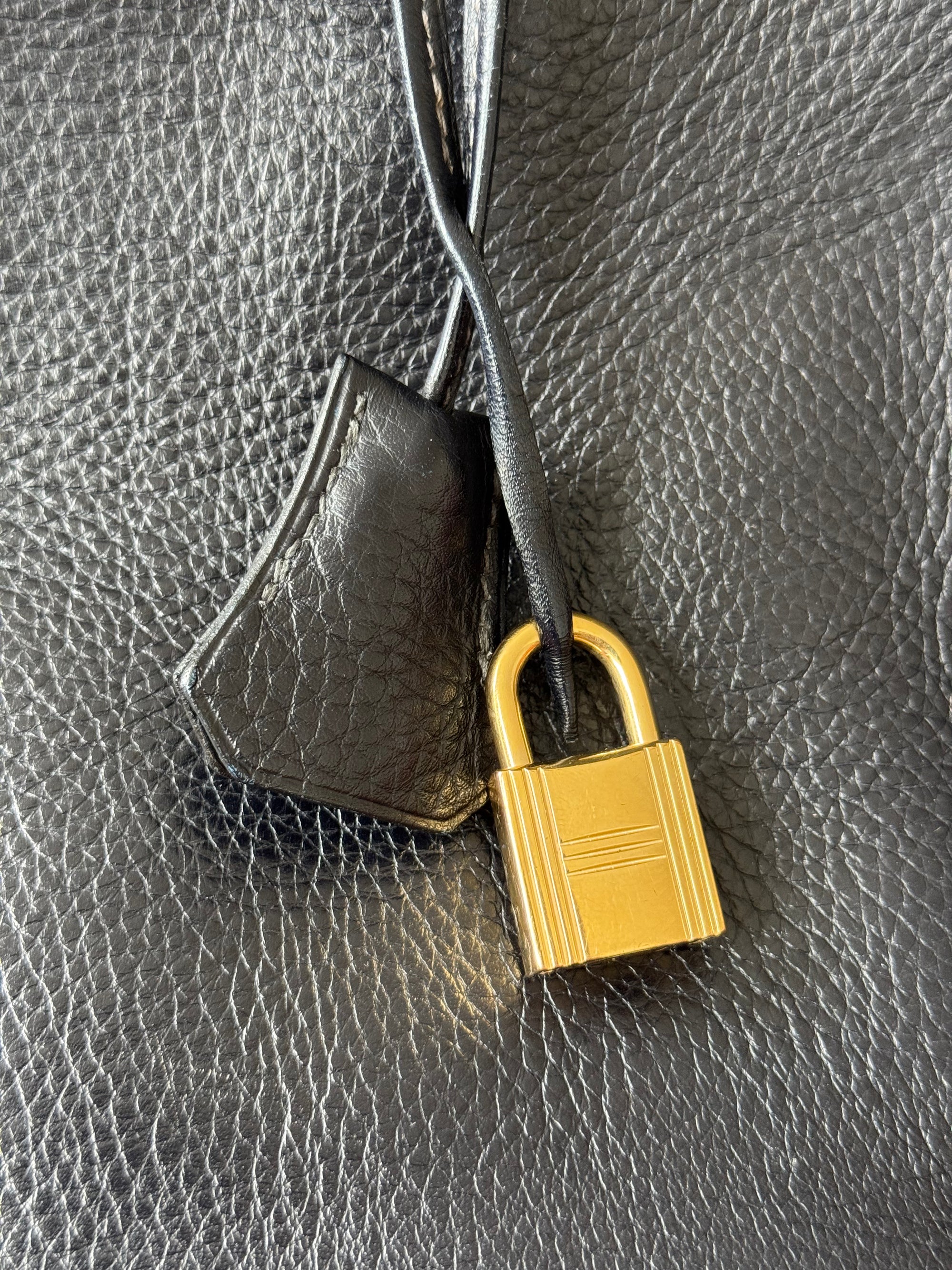Hermès Birkin 35 In Indigo Ardennes (2003)