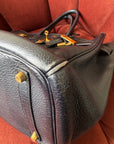 Hermès Birkin 35 In Indigo Ardennes (2003)