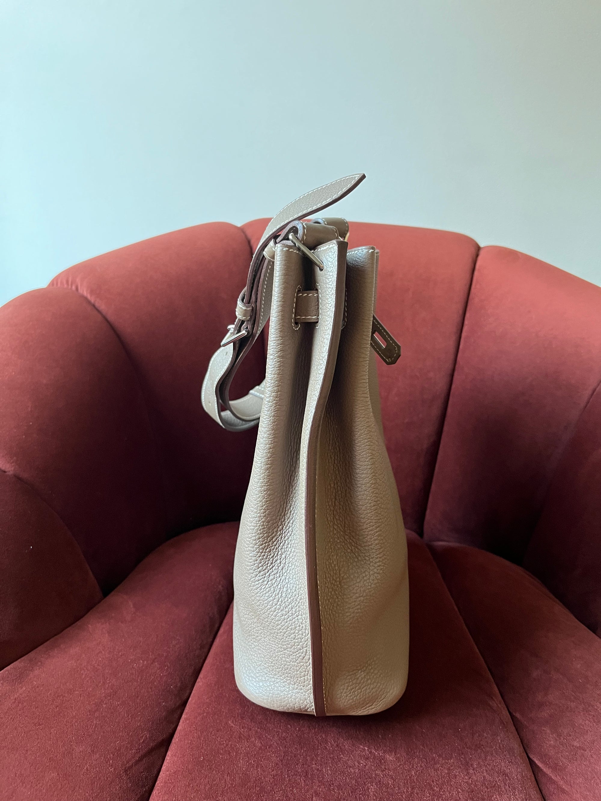 Hermès So Kelly 22 In Etoupe Togo (2009)