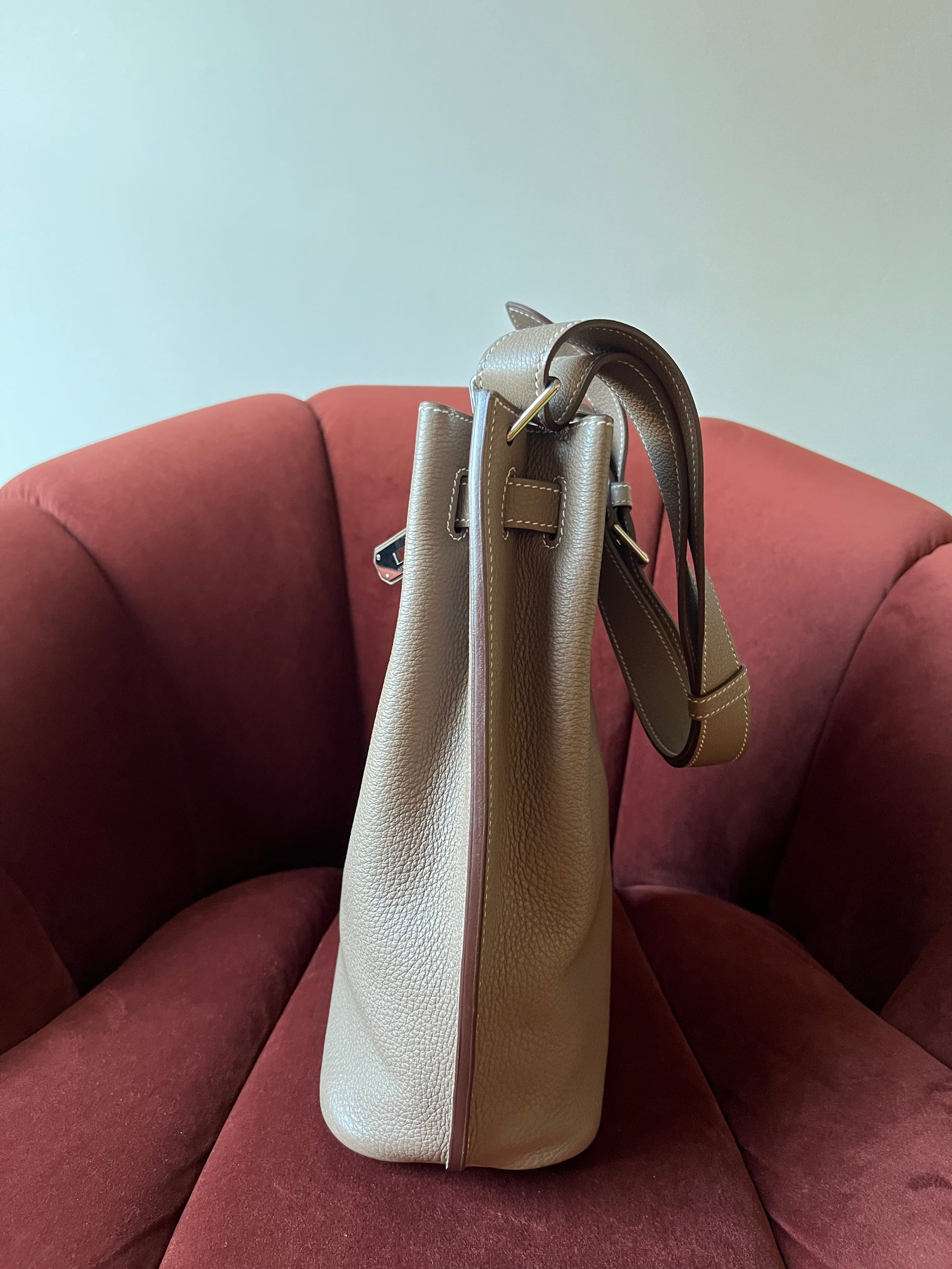 Hermès So Kelly 22 In Etoupe Togo (2009)