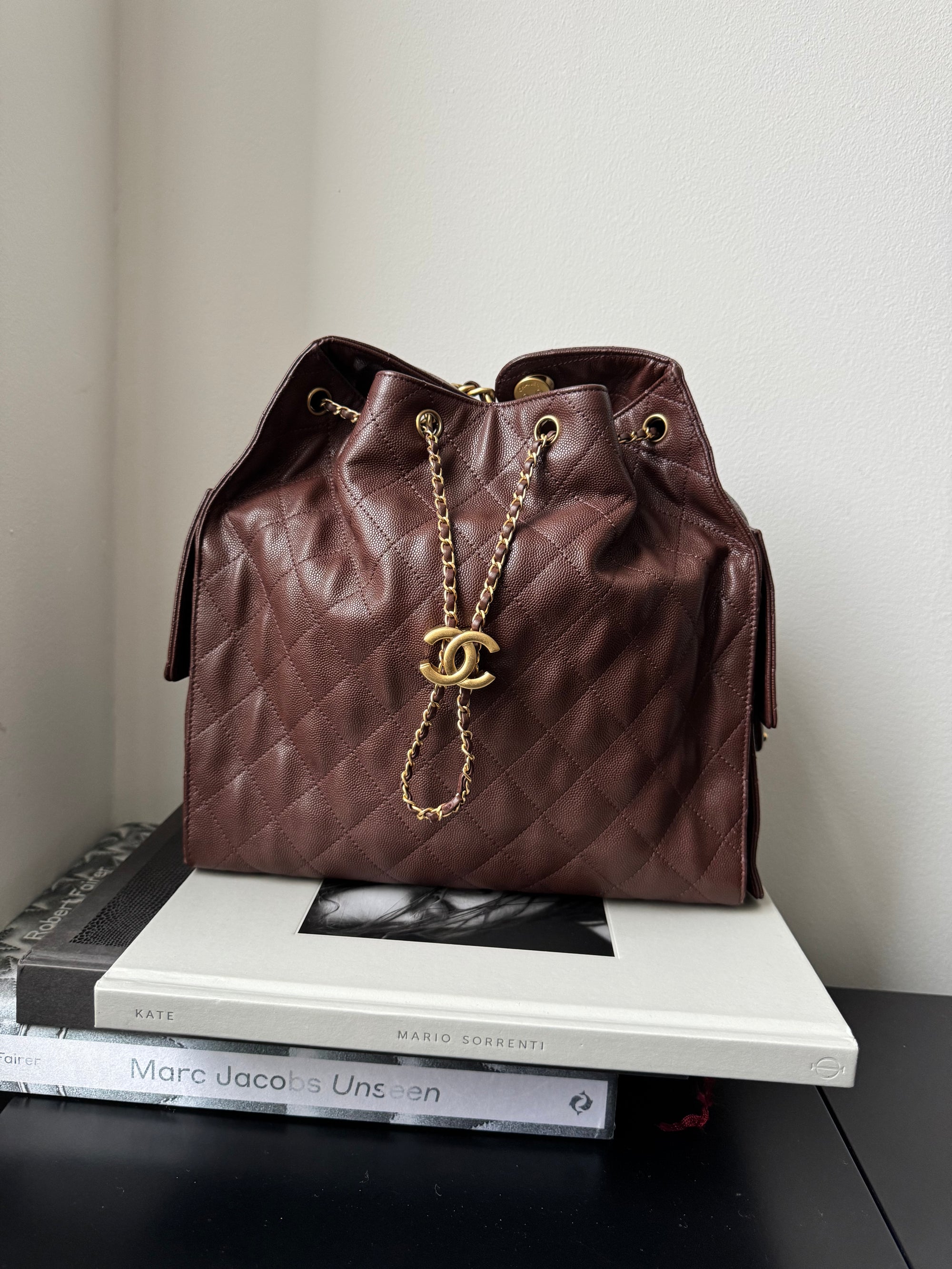 Chanel Medium 25 Hobo In Brown Caviar (2025)
