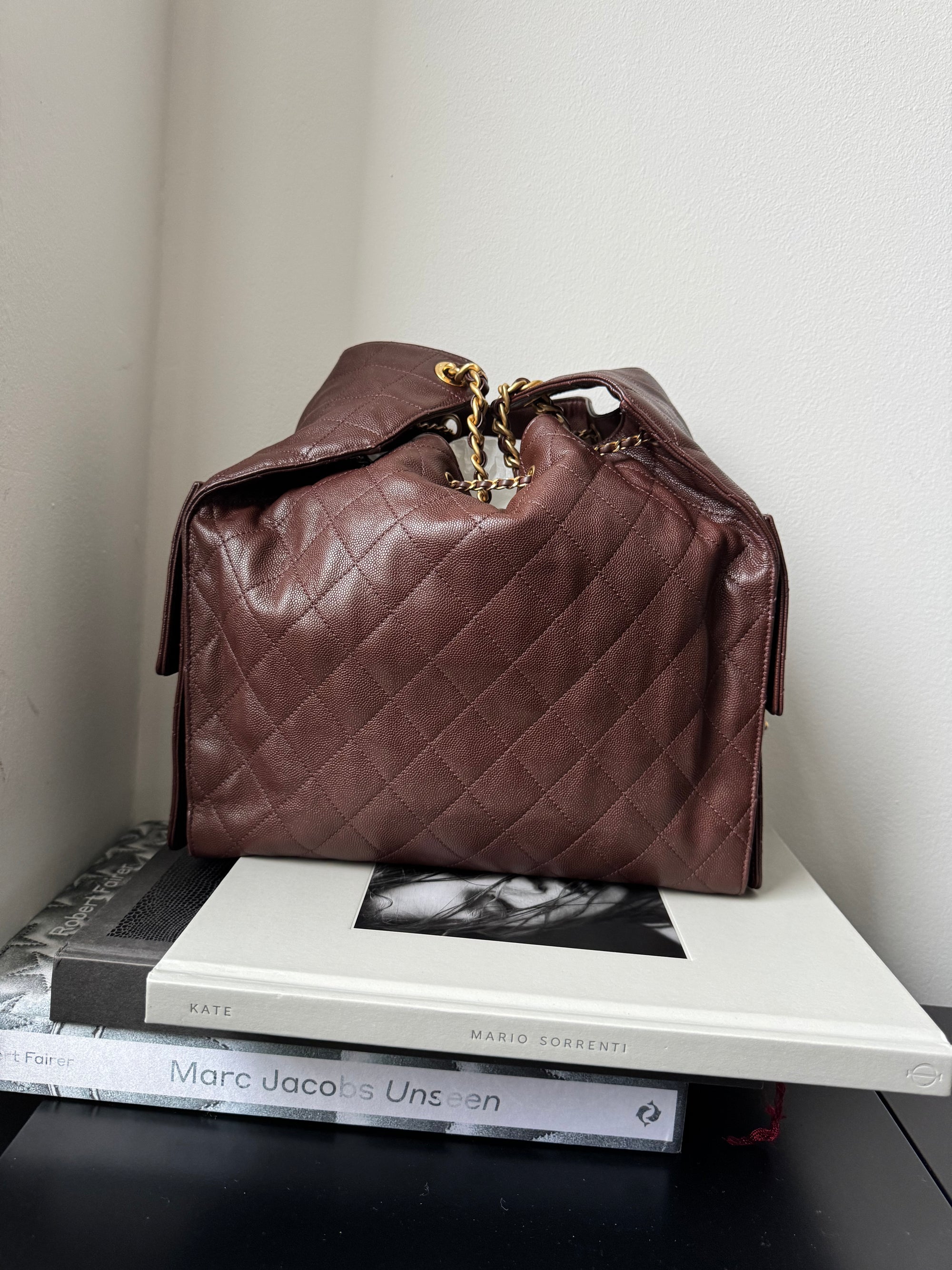 Chanel Medium 25 Hobo In Brown Caviar (2025)