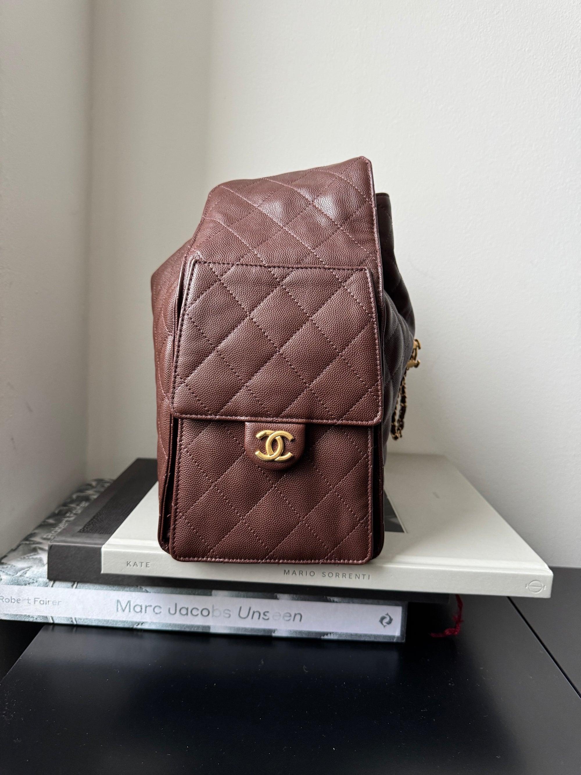 Chanel Medium 25 Hobo In Brown Caviar (2025)