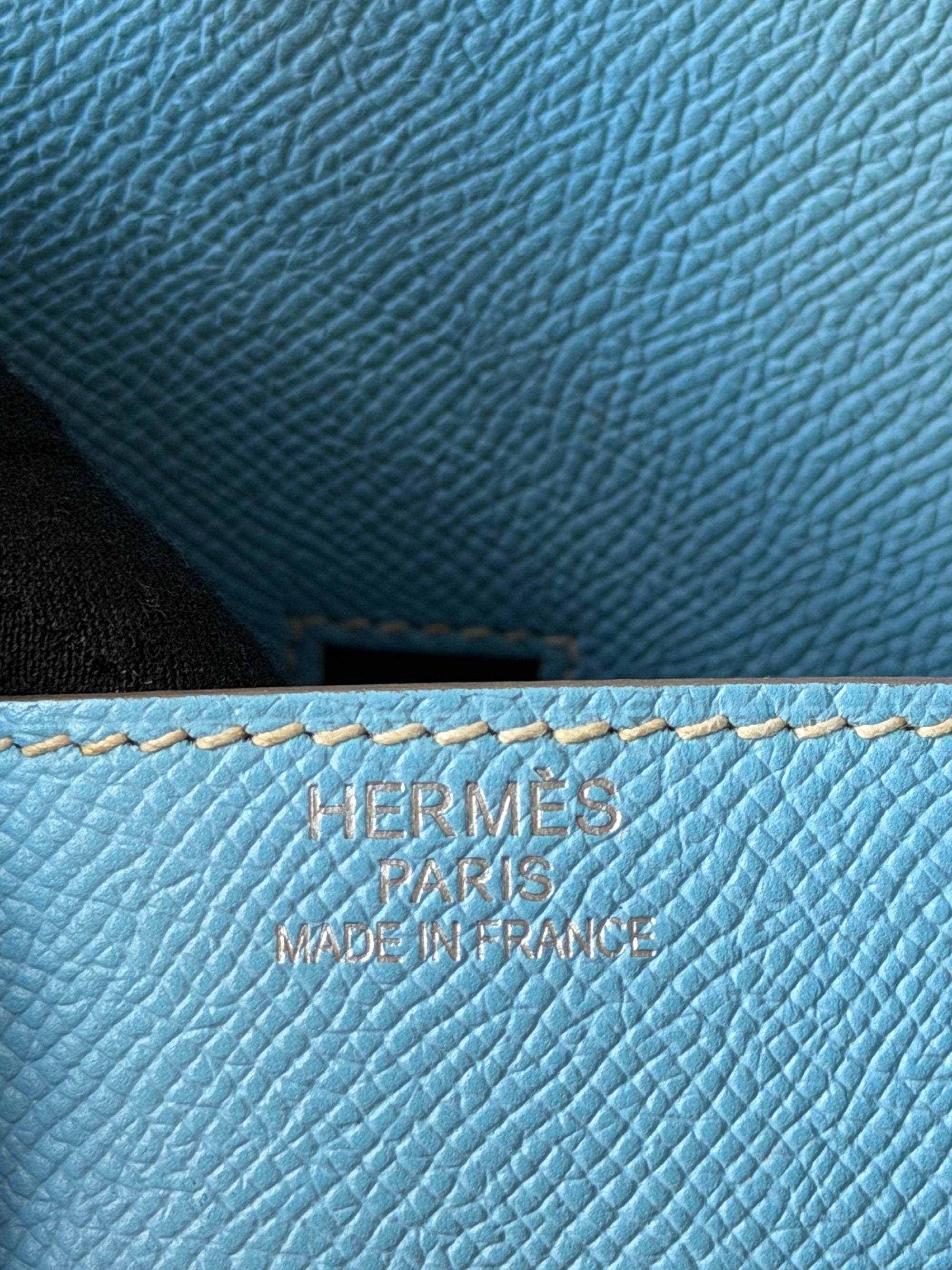 Hermès Candy Collection Birkin 35 Verso In Celeste Epsom / Bleu Mykonos (2011)
