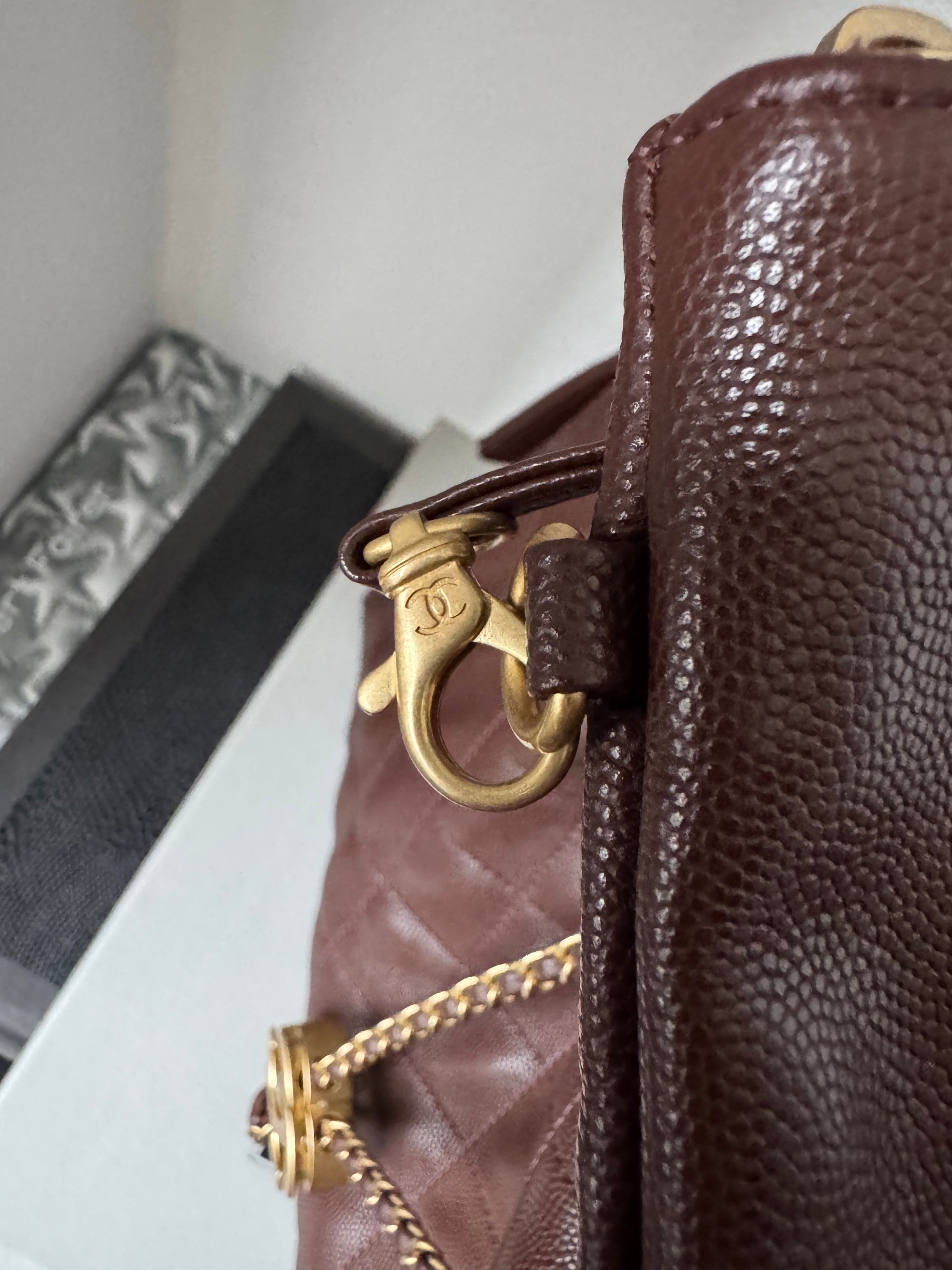 Chanel Medium 25 Hobo In Brown Caviar (2025)