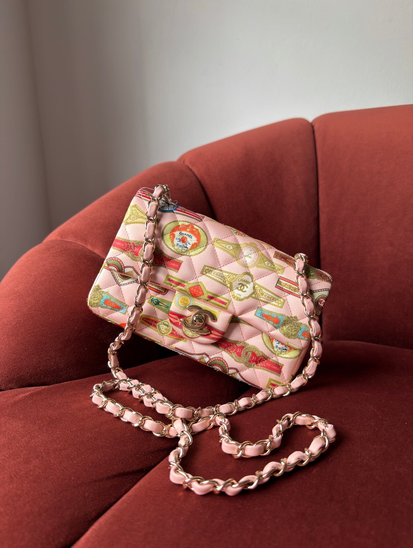 Chanel Mini Rectangular Satin Cuba Flap (2017)