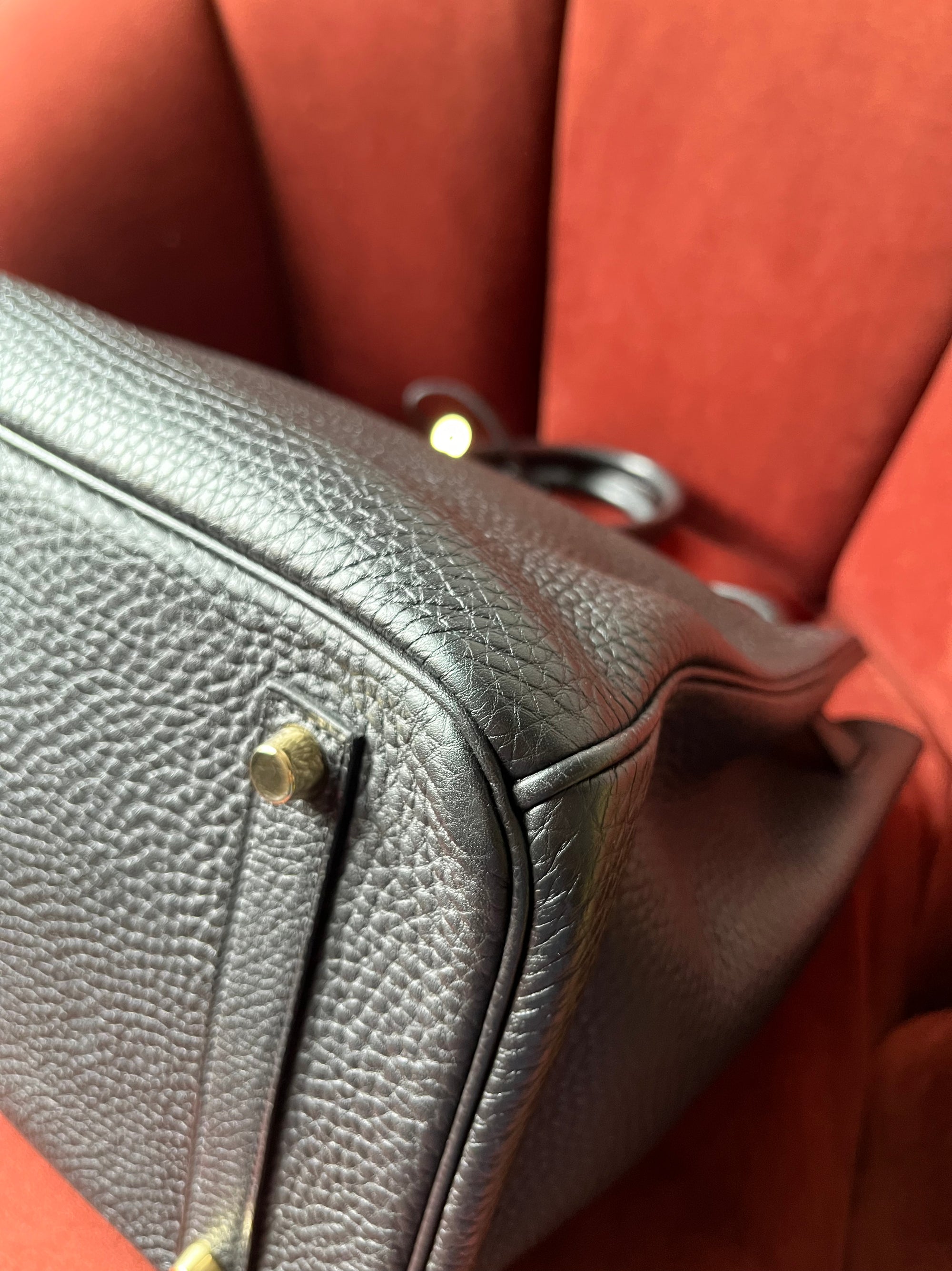 Hermès Birkin 35 In Black Togo (2012)