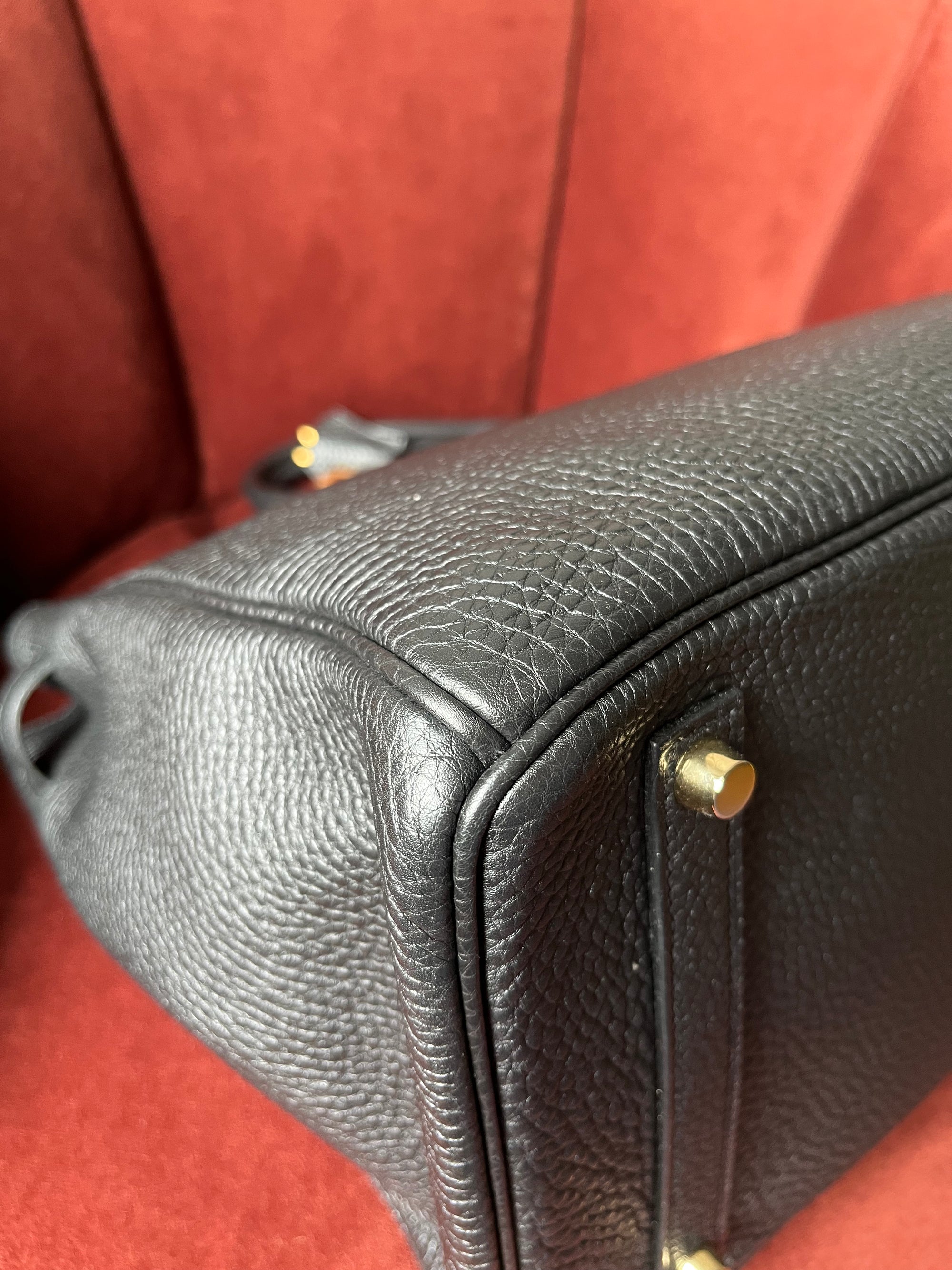 Hermès Birkin 35 In Black Togo (2012)