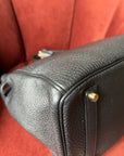 Hermès Birkin 35 In Black Togo (2012)