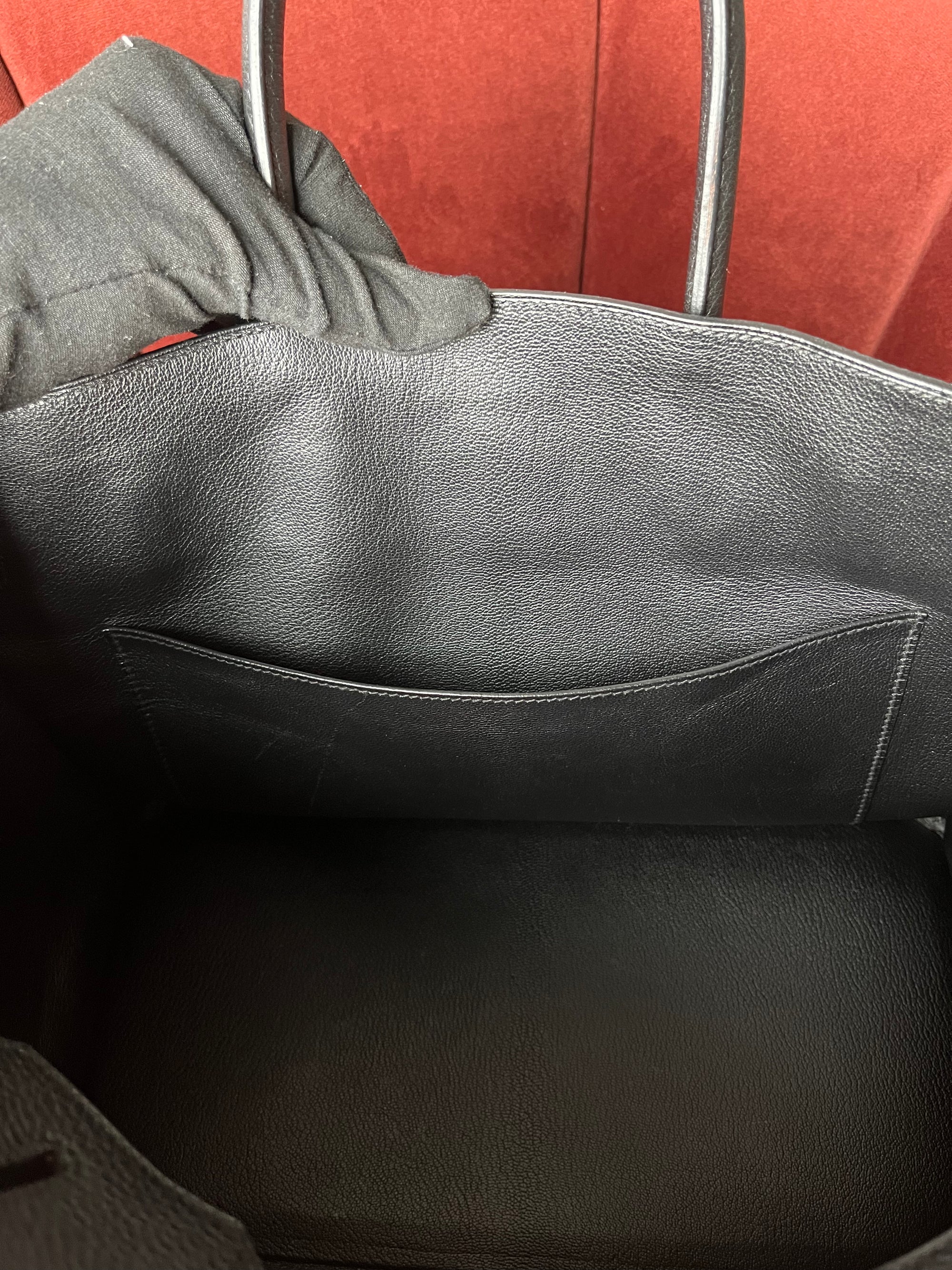 Hermès Birkin 35 In Black Togo (2012)