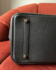 Hermès Birkin 35 In Black Togo (2012)