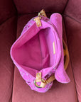 Louis Vuitton Pink Denim Monogram Pleaty (2006)