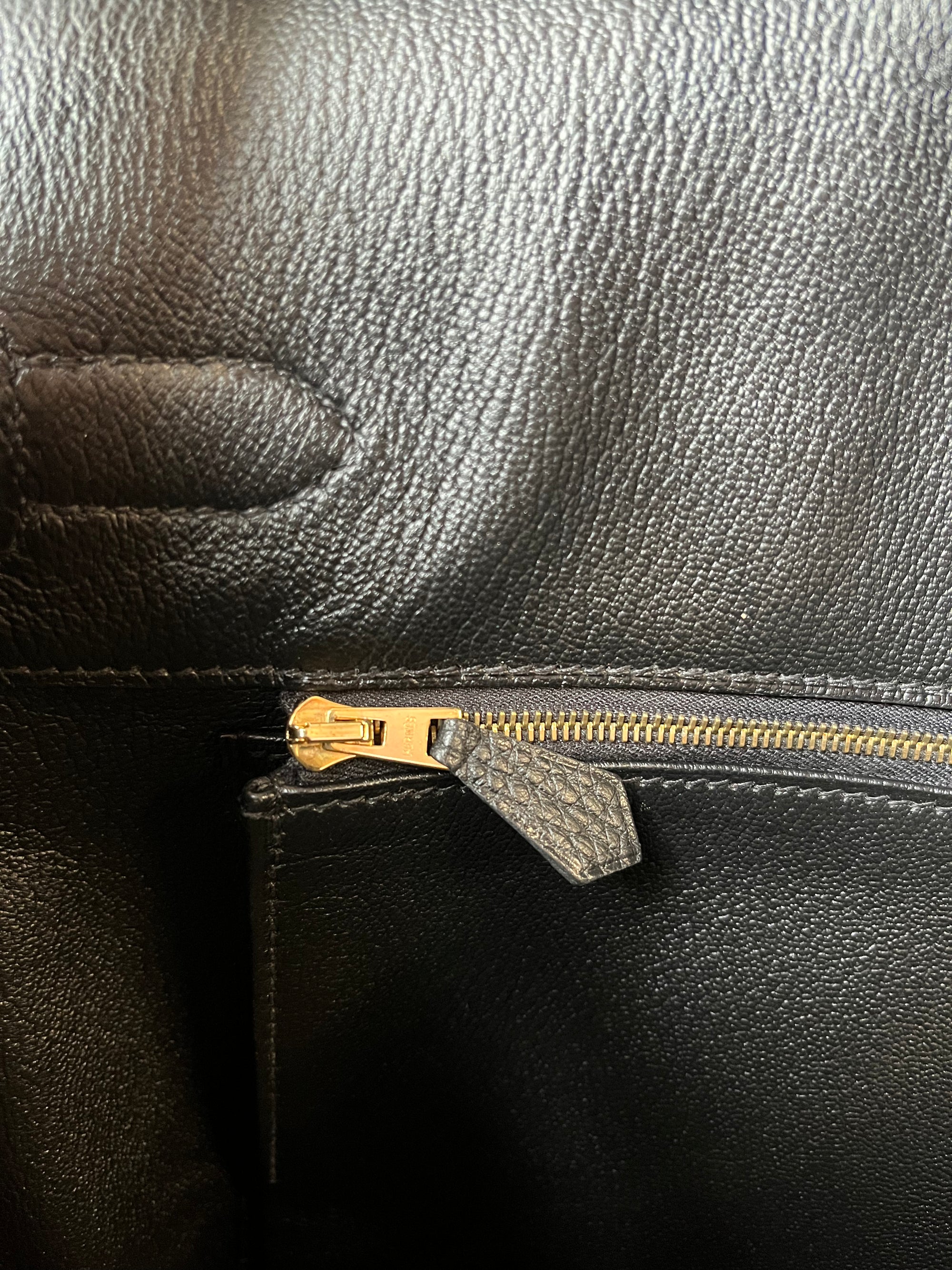 Hermès Birkin 35 In Black Togo (2012)