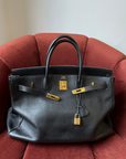 Hermès Birkin 40 In Black Togo (2000)