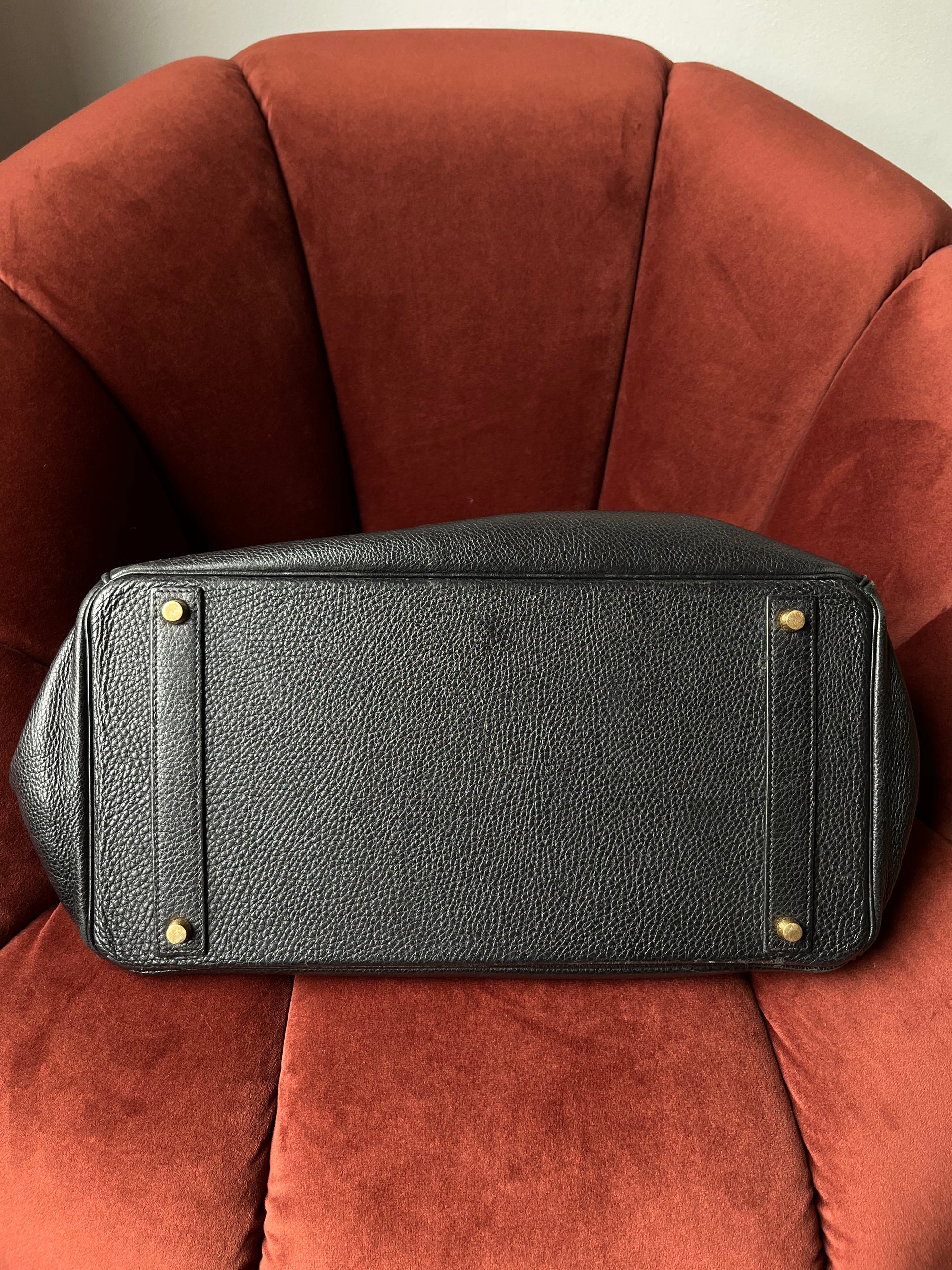 Hermès Birkin 40 In Black Togo (2000)