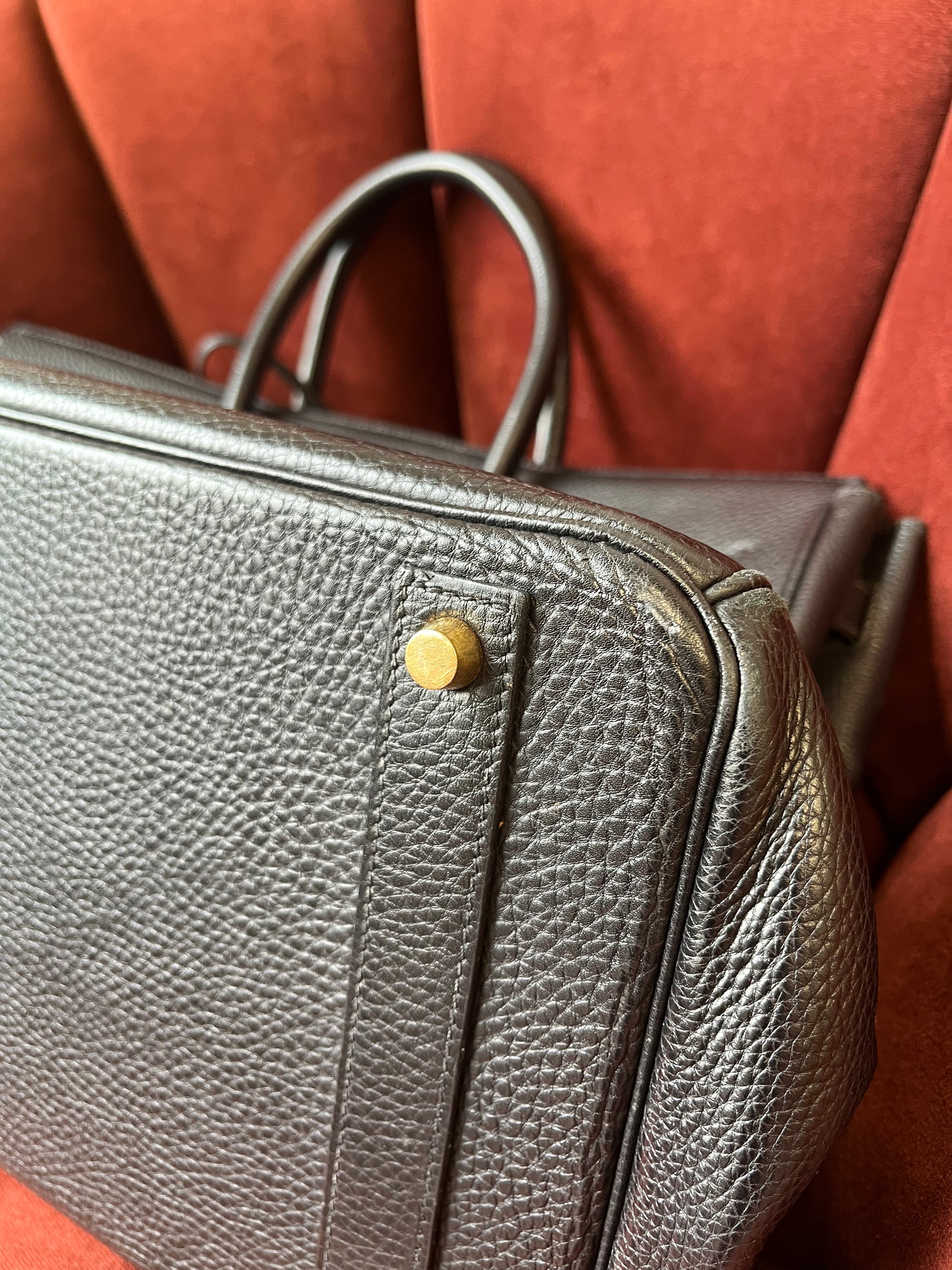 Hermès Birkin 40 In Black Togo (2000)