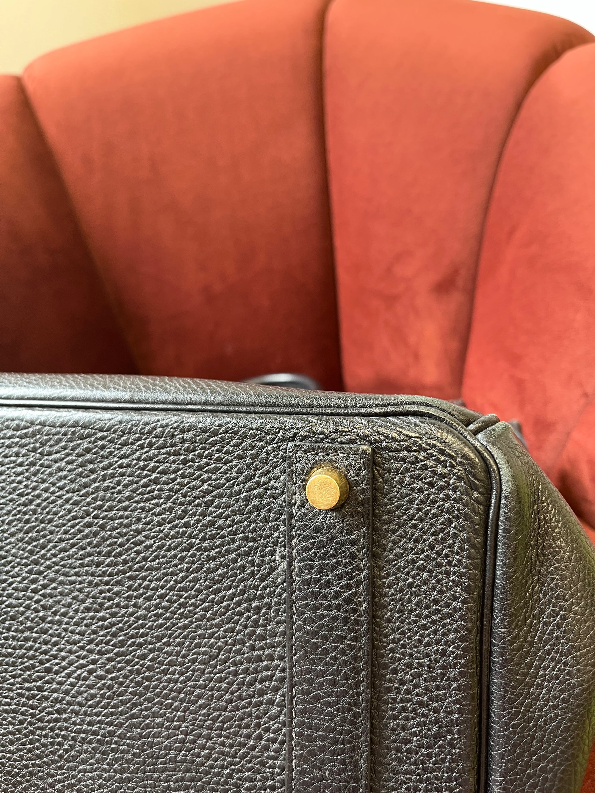 Hermès Birkin 40 In Black Togo (2000)