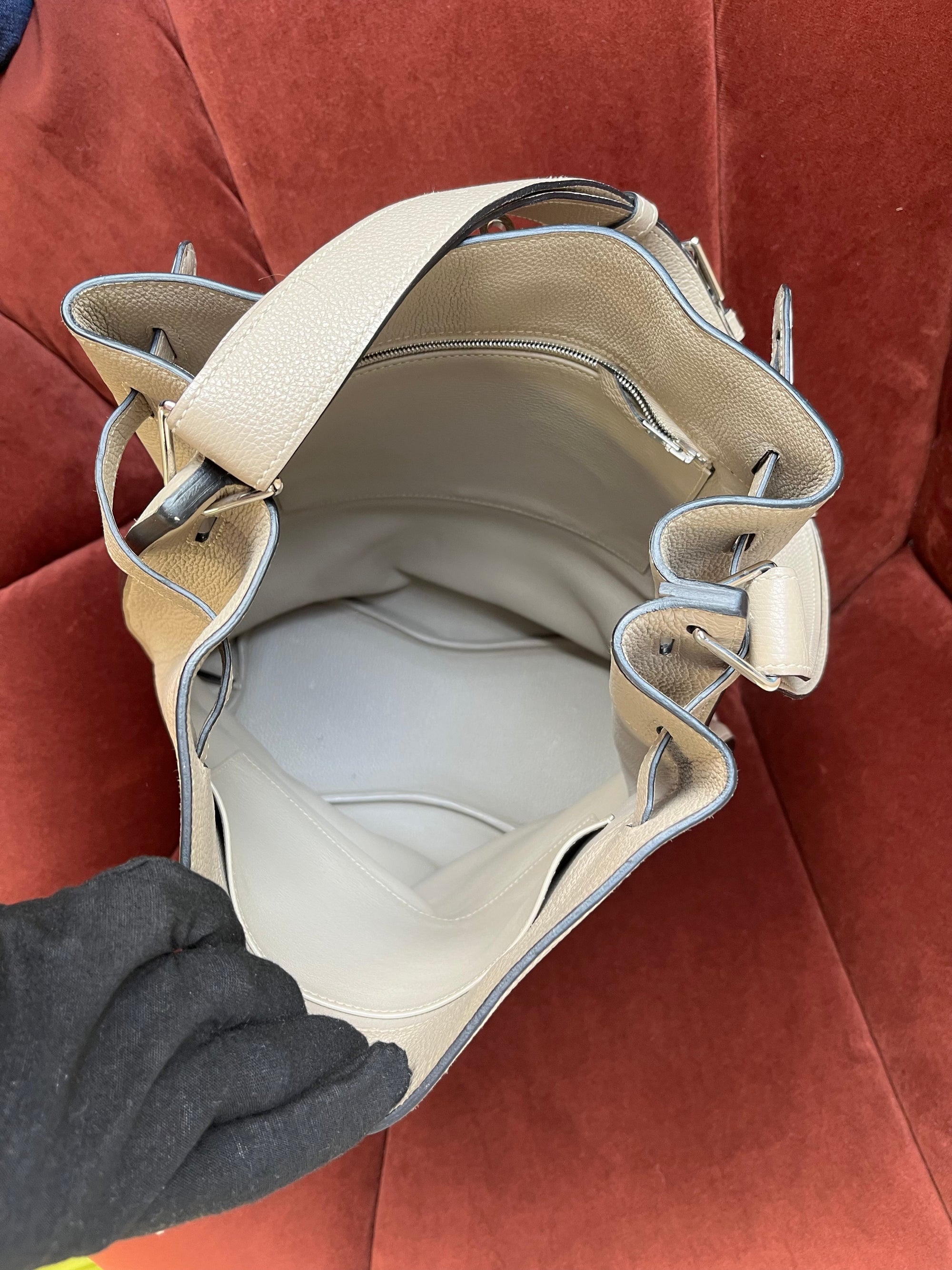 Hermès So Kelly 26 In Gris Tourterelle Togo (2010)