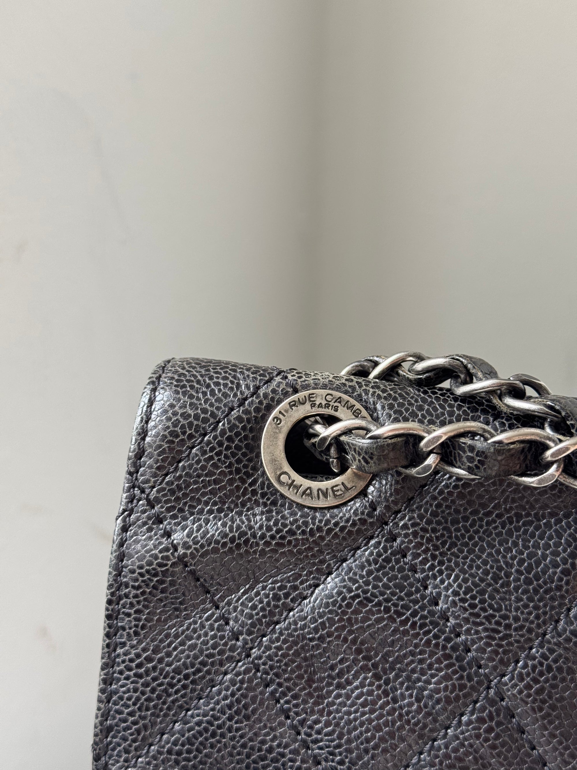 Chanel Paris-Edinburgh Crumpled Crave Jumbo Flap (2012)