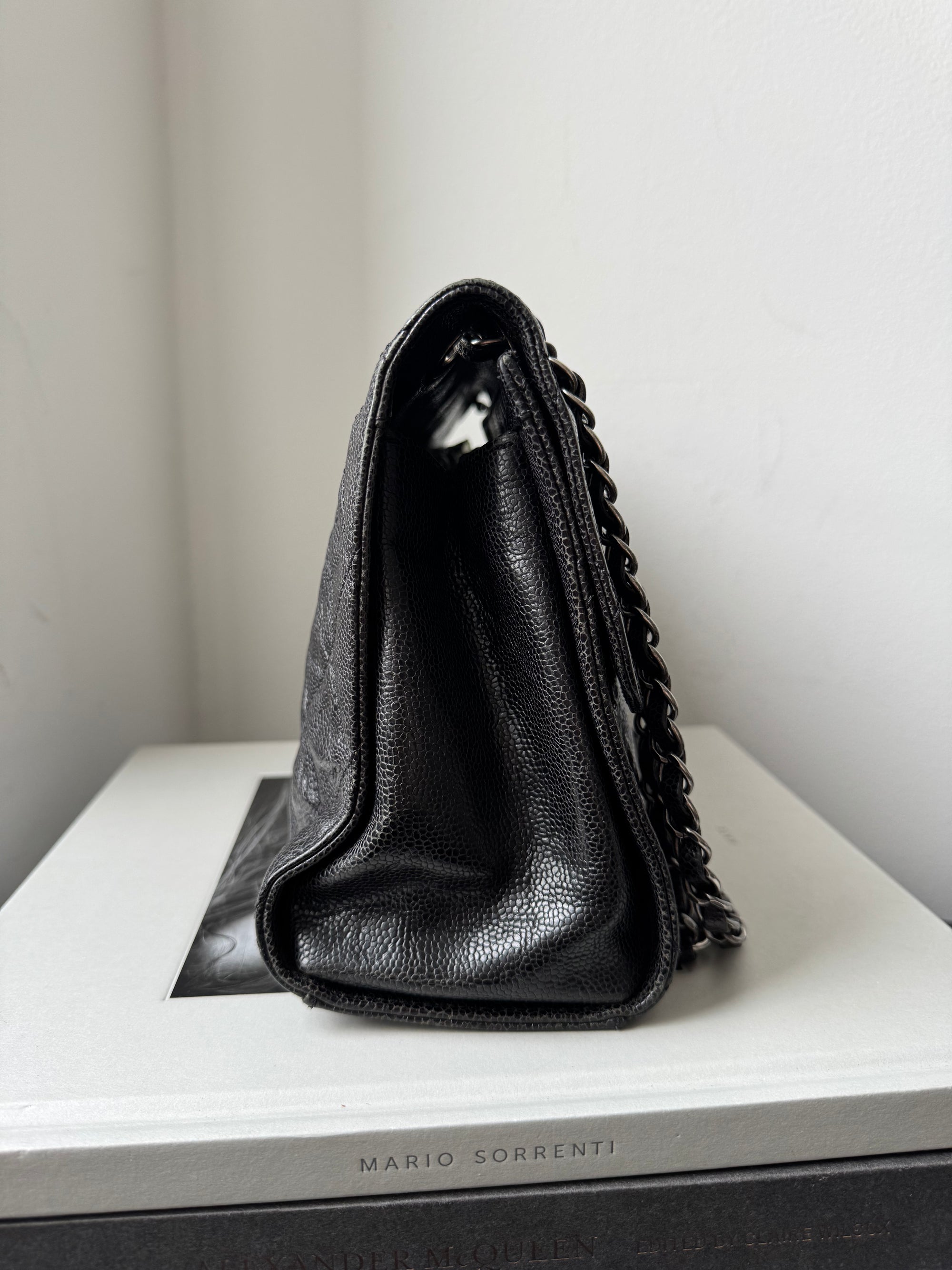 Chanel Paris-Edinburgh Crumpled Crave Jumbo Flap (2012)