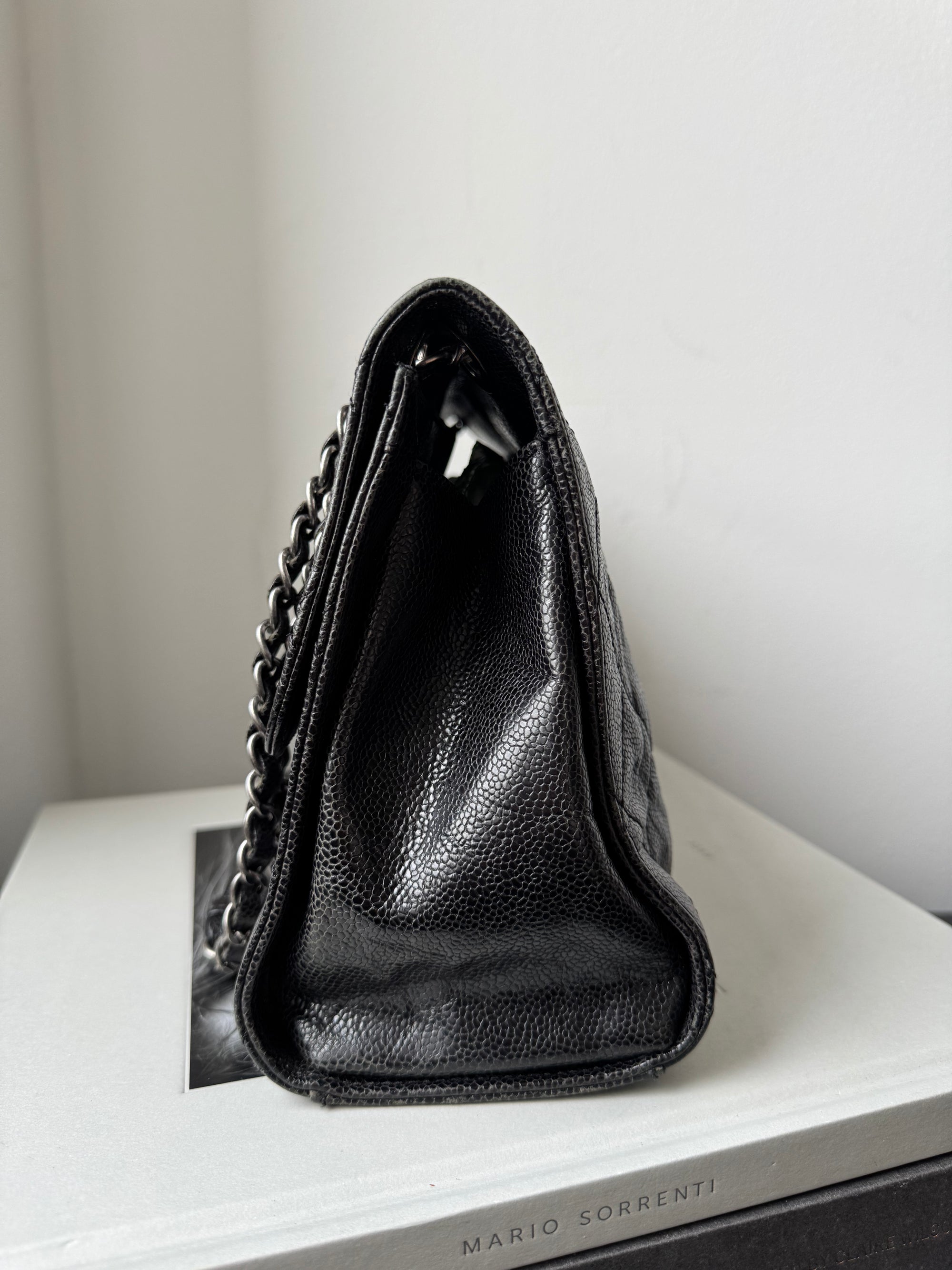 Chanel Paris-Edinburgh Crumpled Crave Jumbo Flap (2012)