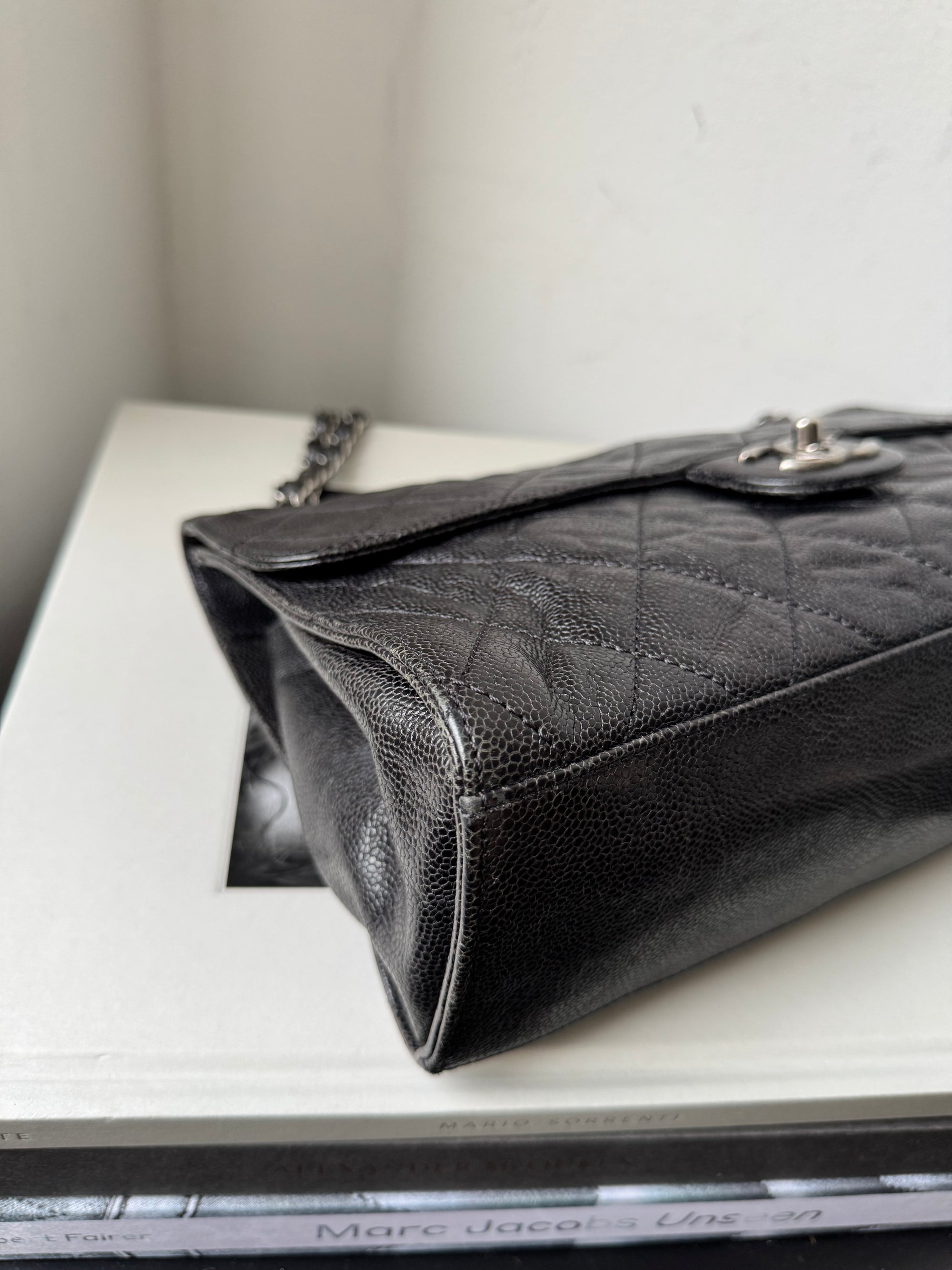 Chanel Paris-Edinburgh Crumpled Crave Jumbo Flap (2012)