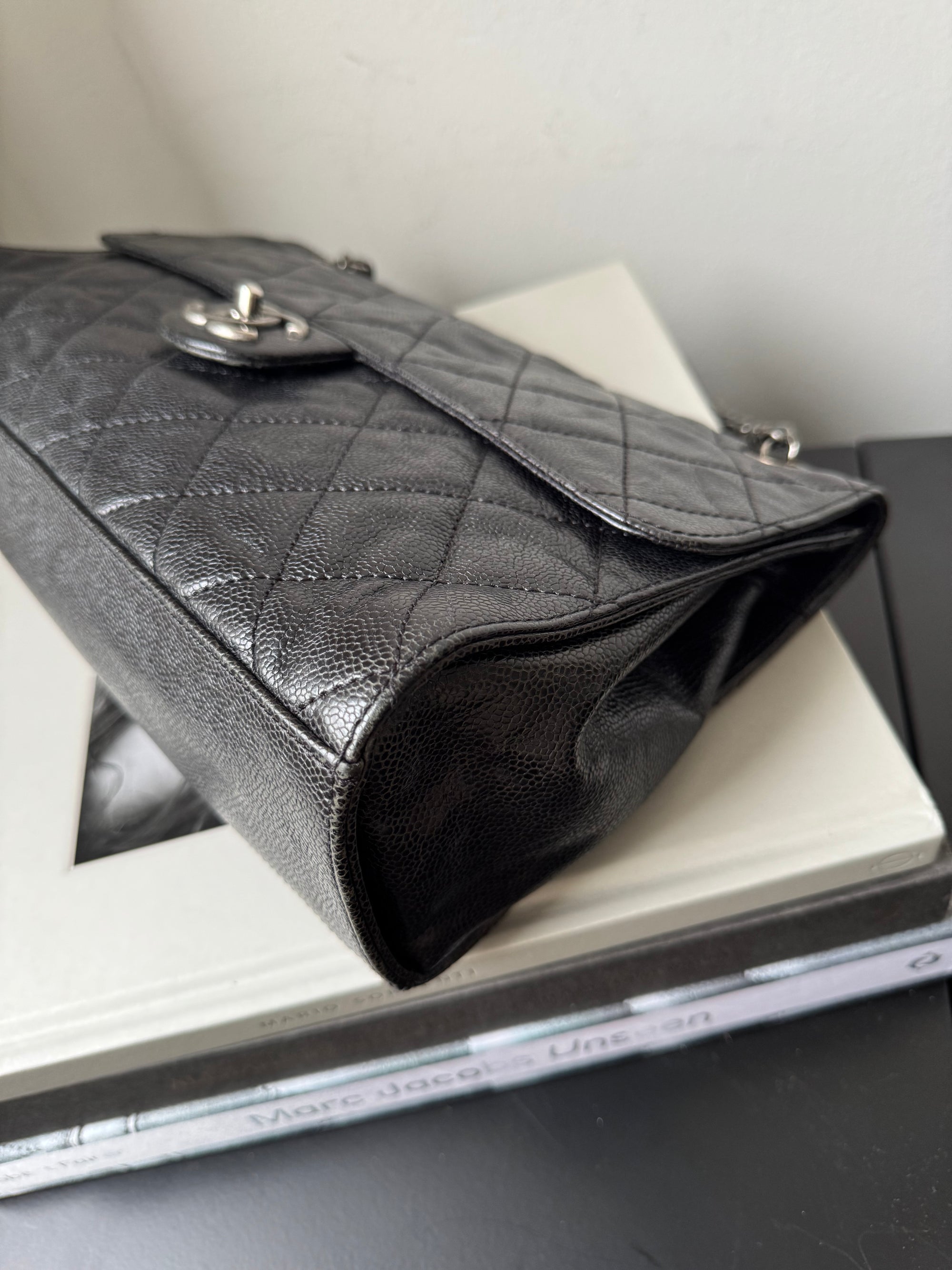 Chanel Paris-Edinburgh Crumpled Crave Jumbo Flap (2012)