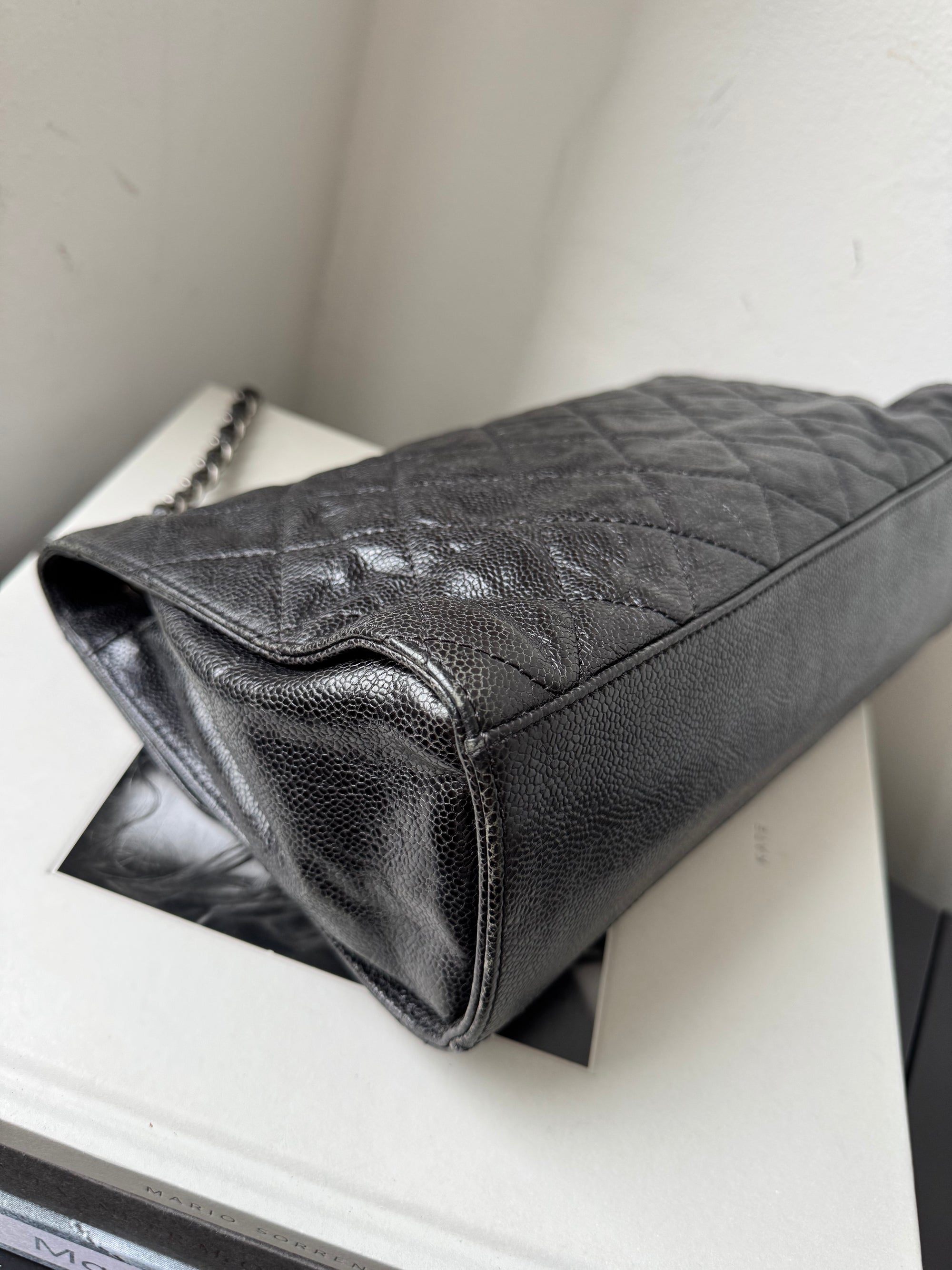 Chanel Paris-Edinburgh Crumpled Crave Jumbo Flap (2012)