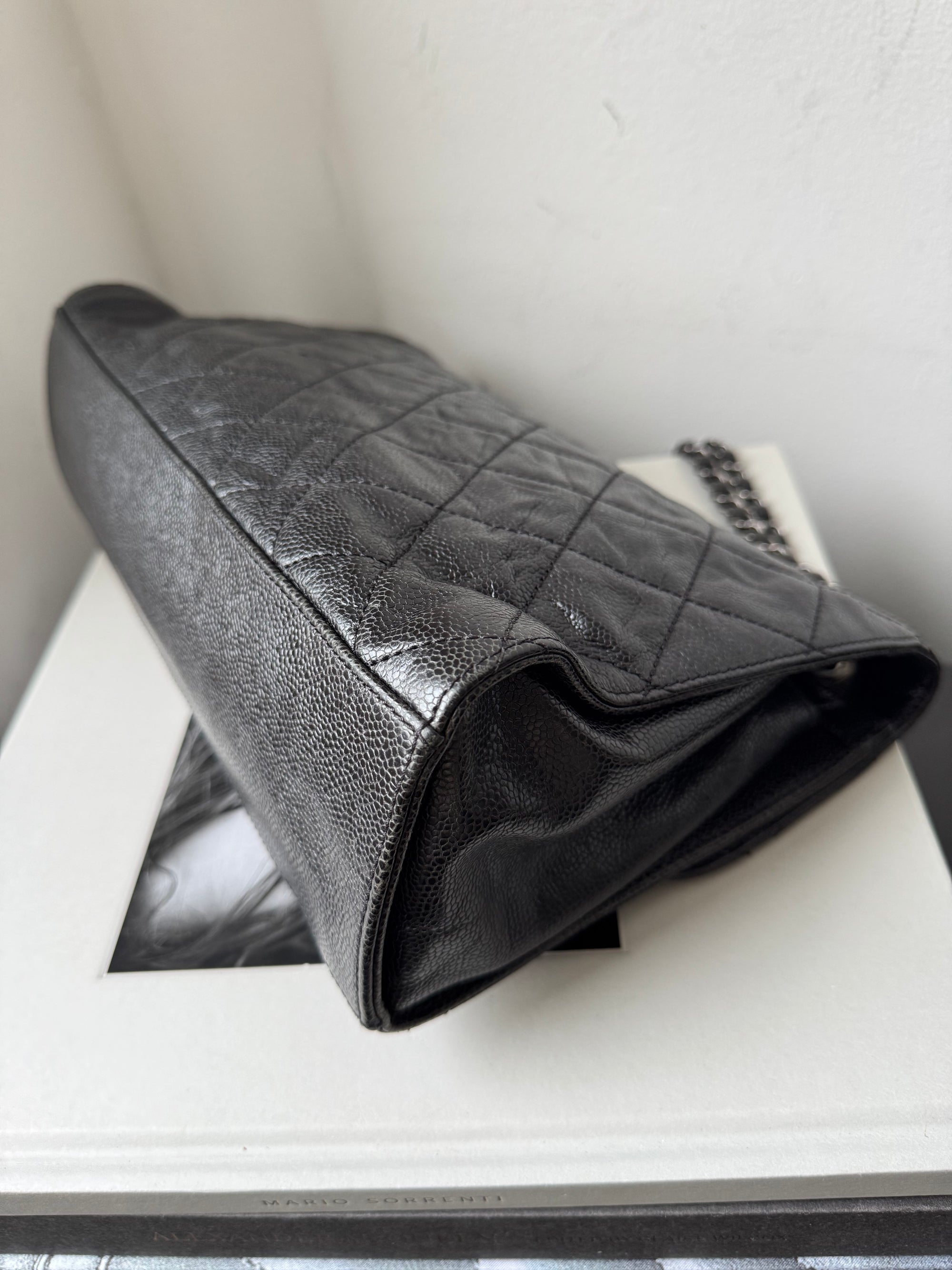 Chanel Paris-Edinburgh Crumpled Crave Jumbo Flap (2012)