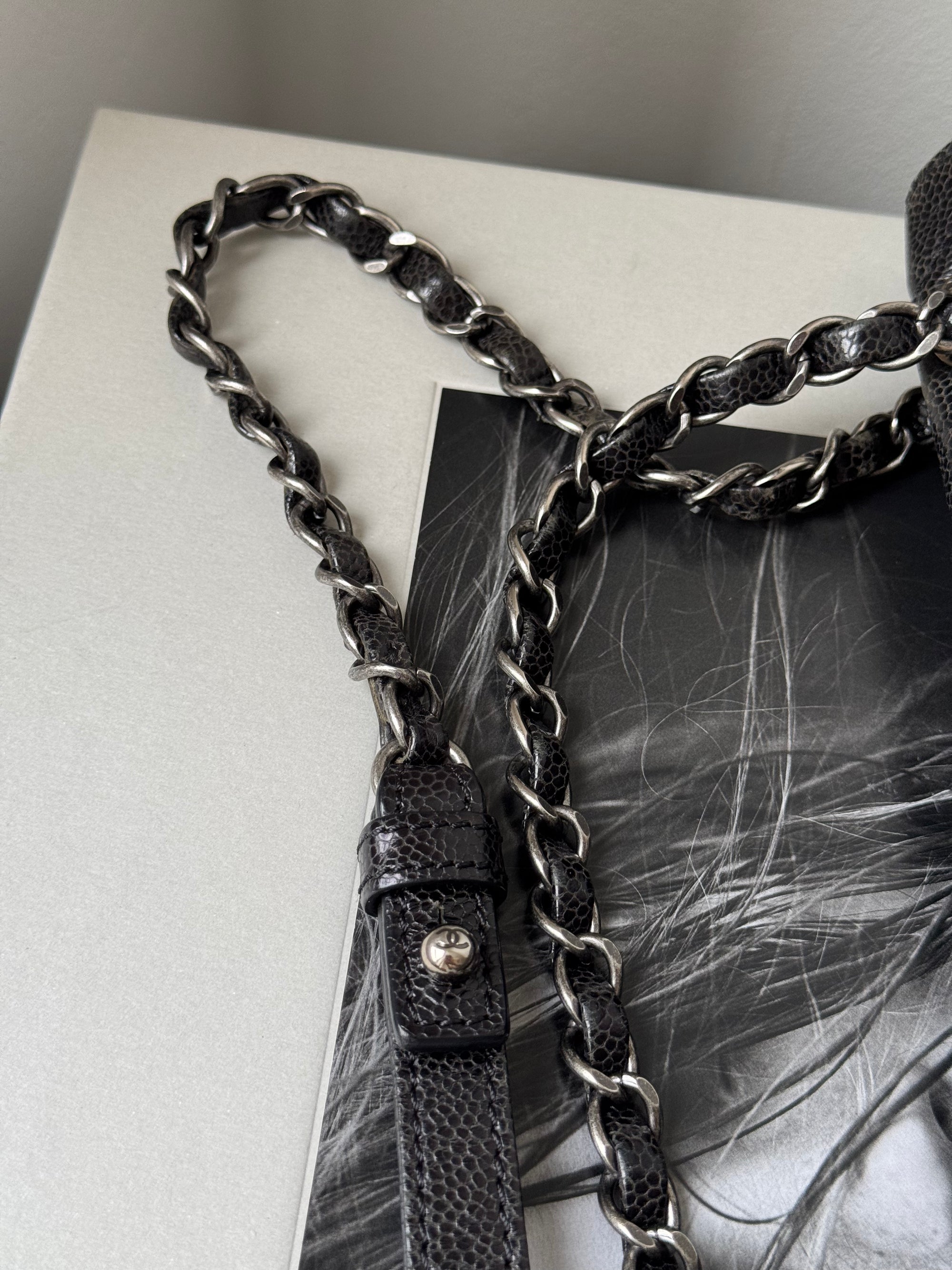 Chanel Paris-Edinburgh Crumpled Crave Jumbo Flap (2012)