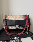 Chanel Coco Striped Jersey Sailor Flap (2014)