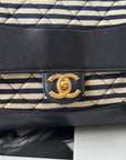 Chanel Coco Striped Jersey Sailor Flap (2014)