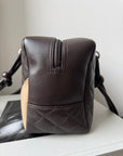 Chanel Cambon Ligne Bowler In Brown Lambskin (2005)
