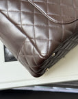 Chanel Cambon Ligne Bowler In Brown Lambskin (2005)